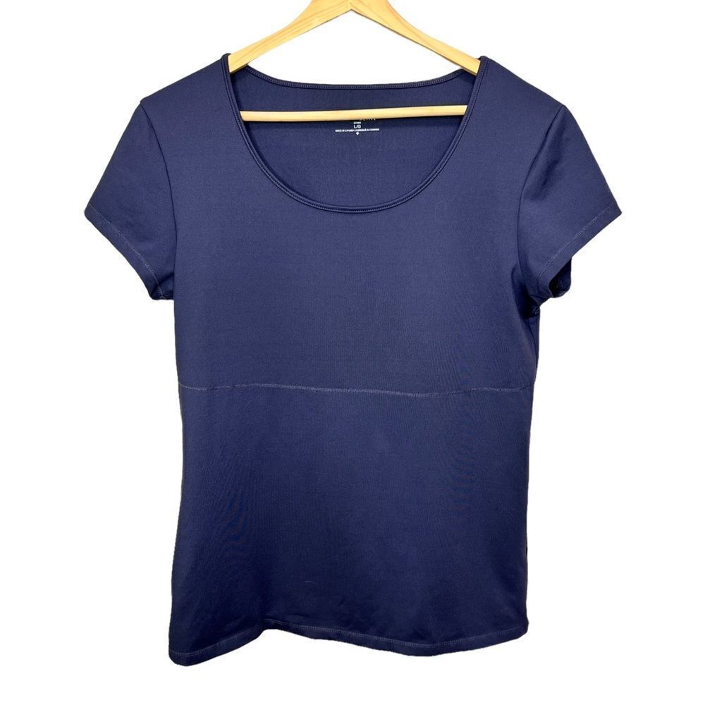 Ellen Tracy Activewear Tummy Slimming Tshirt Size Large
